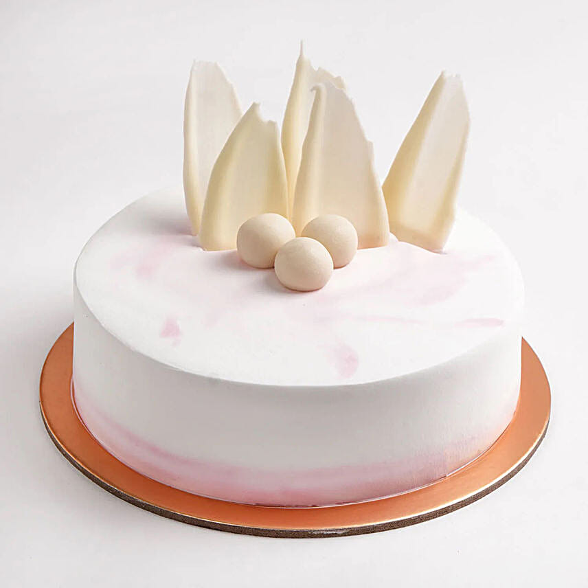 Sweet & Delicious Vanilla Eggless Cake 12 Portion