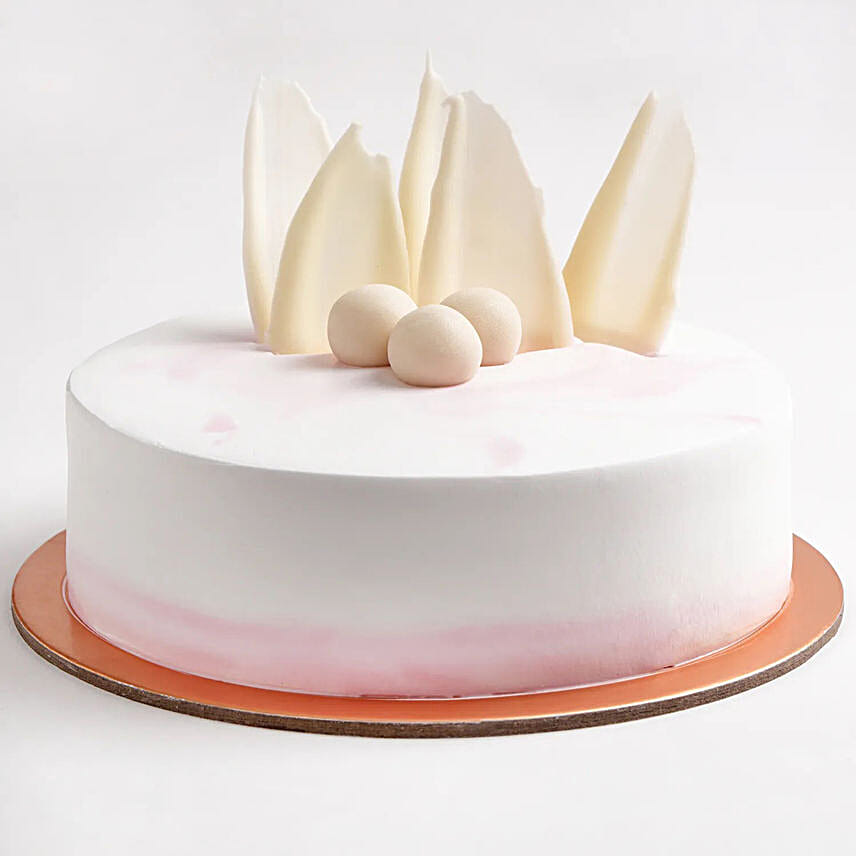 Sweet & Delicious Vanilla Eggless Cake 12 Portion