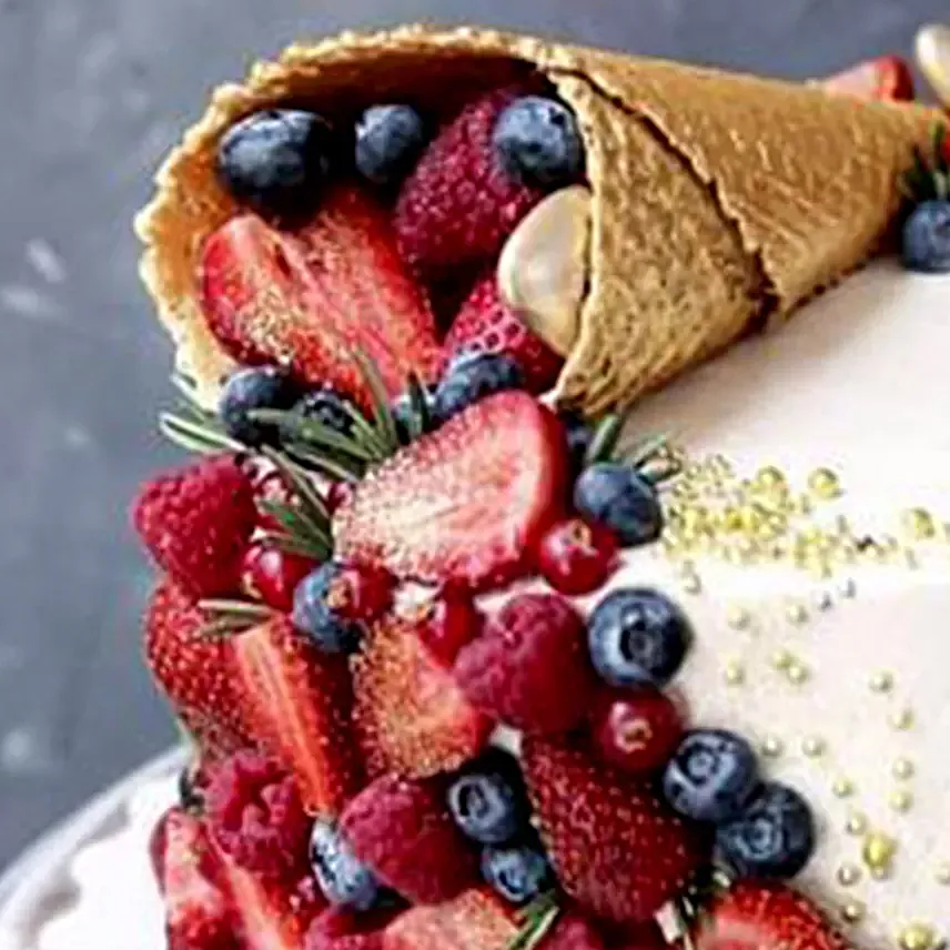 Tales of Taste Ice Cream Cone Chocolate Cake