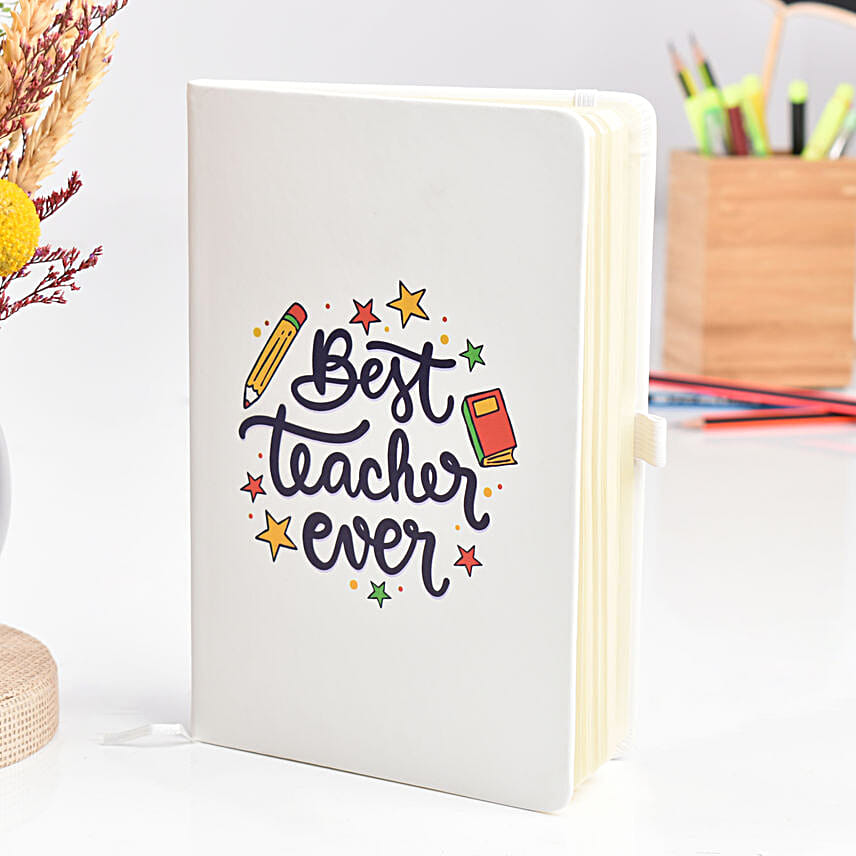 Thank You Flowers And Diary For Teacher