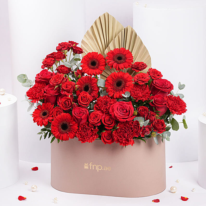 Timeless Blooms Valentines Flower Arrangement
