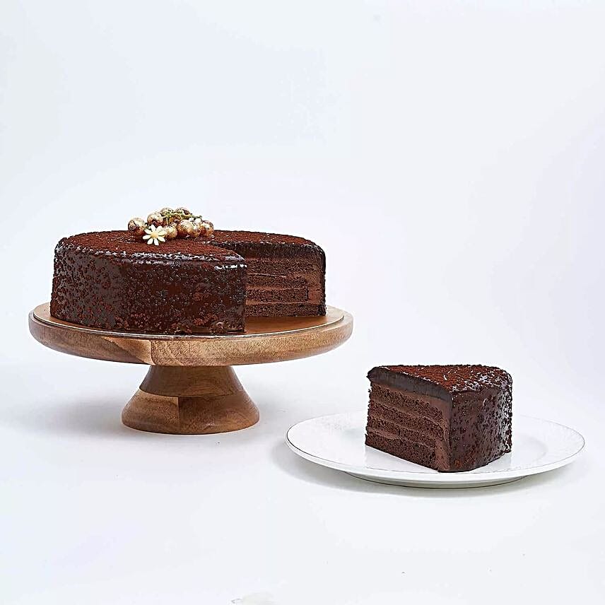 Two Kg Sugar free Dark Chocolate Cake