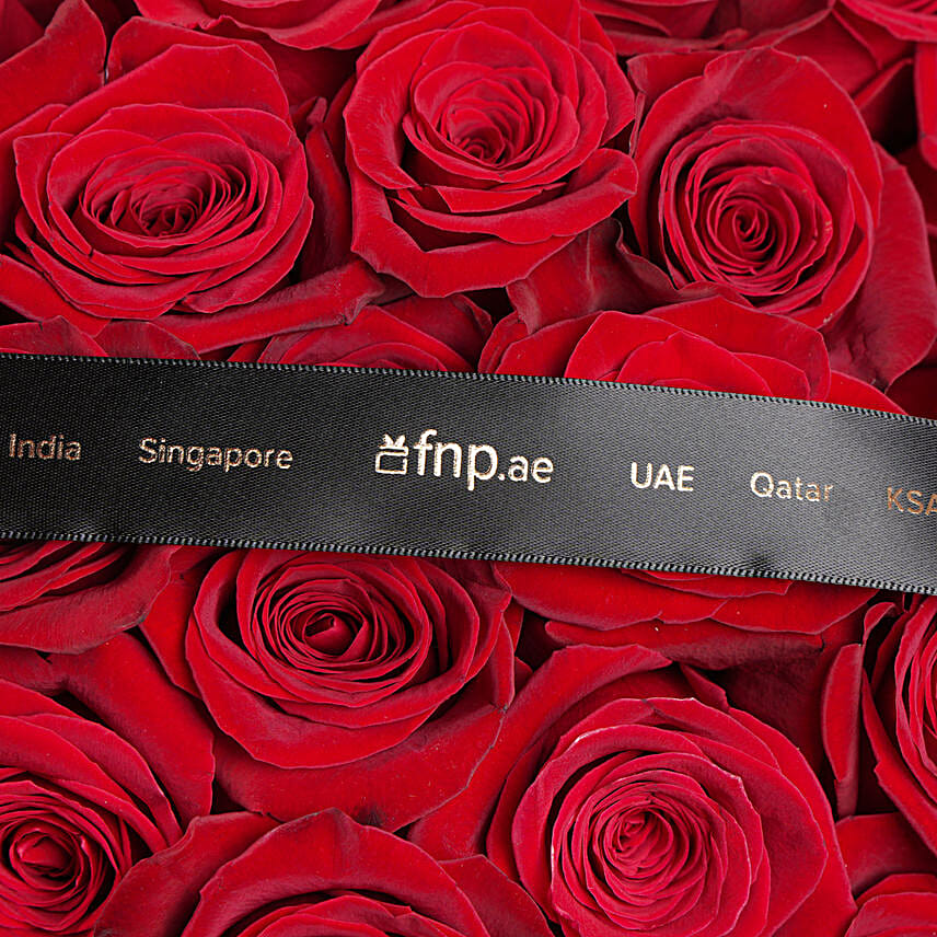 Valentine 99 Red Roses Bouquet