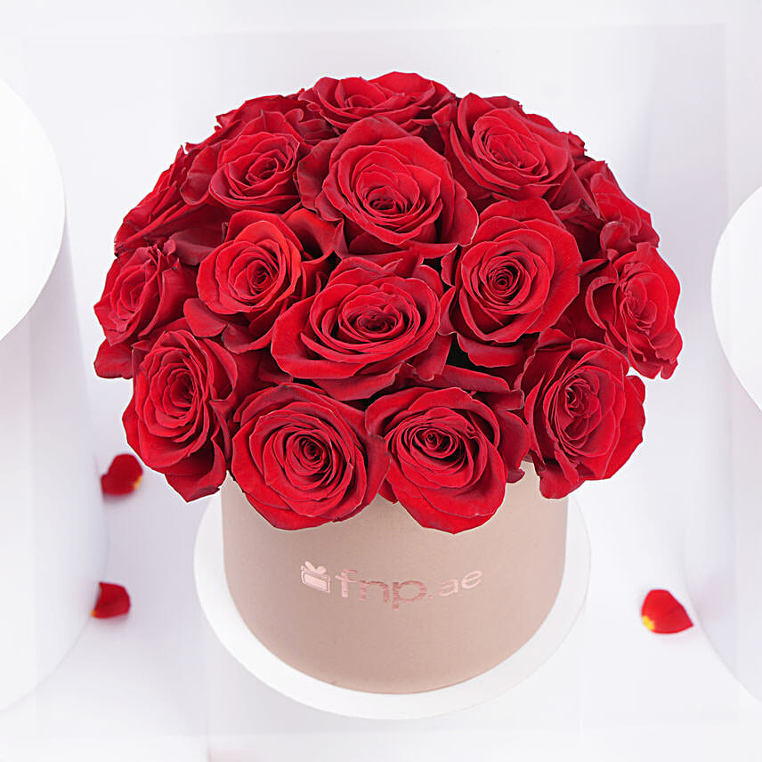 Valentine Day 20 Roses Box
