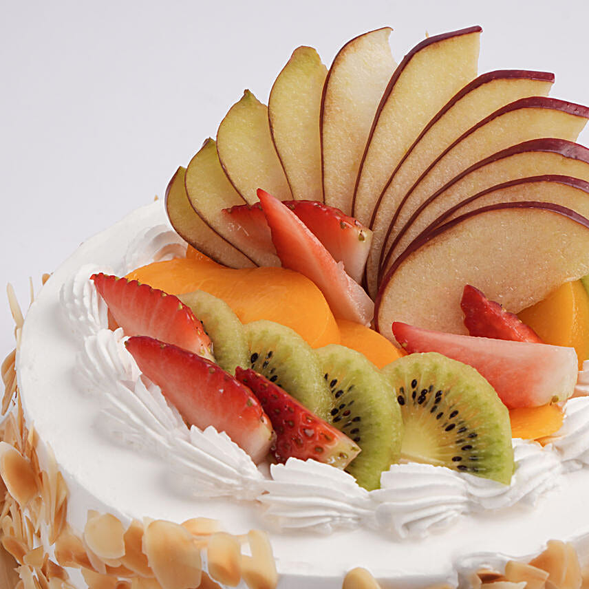 Vanilla Mix Fresh Fruit Cake