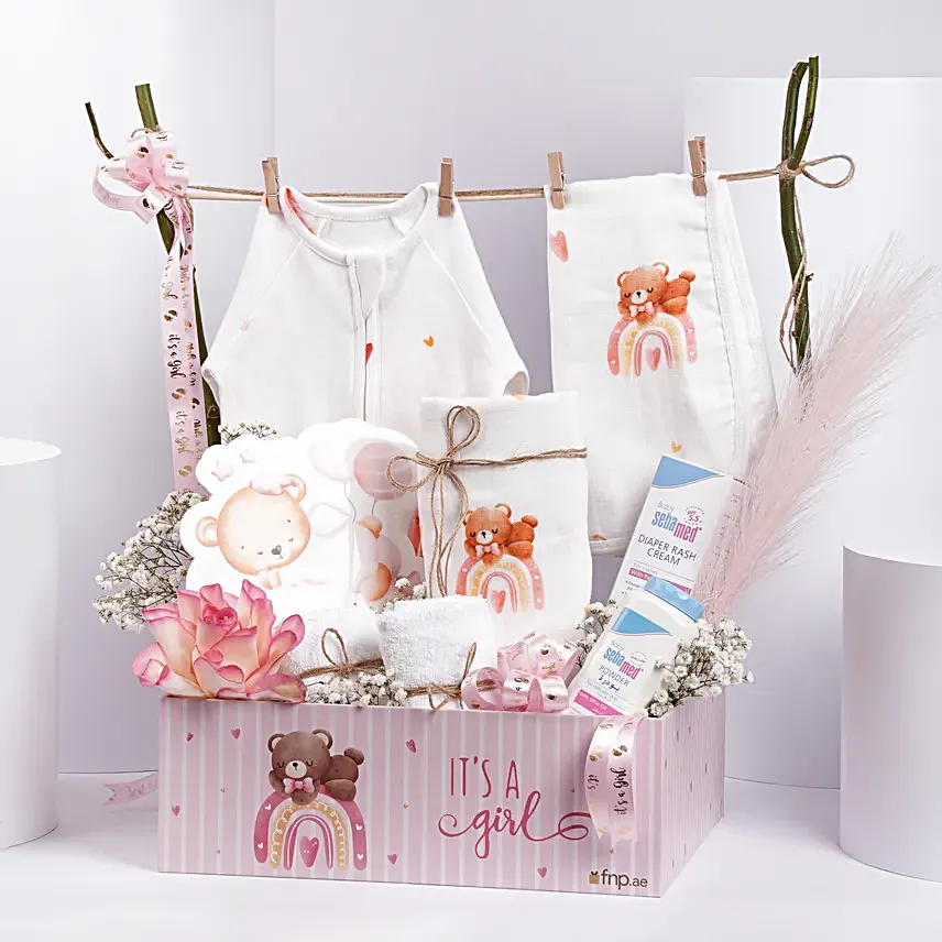 Welcome Little One Baby Girl Gift Set