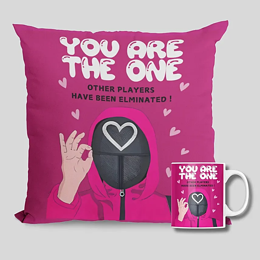 You Are The One Mug And Cushion