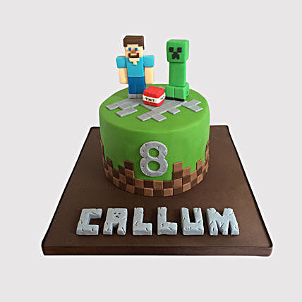 Minecraft Steve Cake
