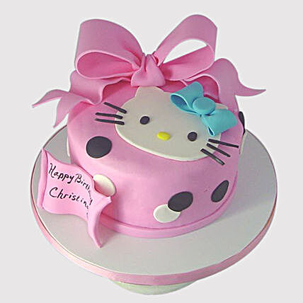 Hello Kitty Bow Cake