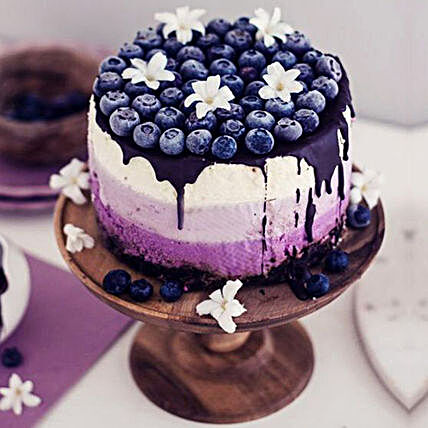 Blueberry Drip Chessecake:Cheesecakes Delivery in UAE