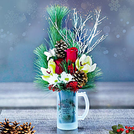 Jolly Holiday Greetings:Christmas Flowers in UAE