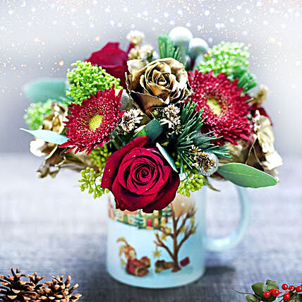 Christmas Happiness:Send Christmas Flowers to UAE