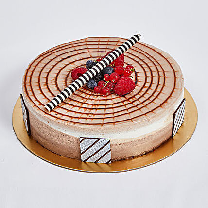 4 Portion Triple Chocolate:Send Anniversary Cakes to UAE