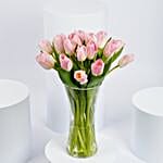 Pink Tulips Arrangement Standard