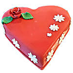 Flowerly Heart Cake