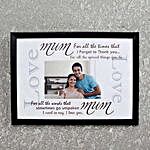 Personalized Frame For Mom-Black