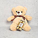 Coffee Brown Teddy Bear and Ferrero Rocher Chocolate Box