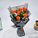 Bouquet Of Orange Roses