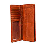 Genuine Leather Passport Fold Wallet
