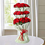 Tower of Red Roses Bouquet