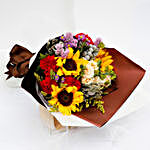Joyful Bouquet Of Mixed Flowers
