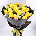 Sunshine 20 Yellow Roses Bouquet