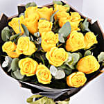 Sunshine 20 Yellow Roses Bouquet