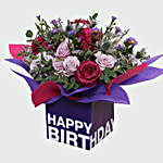 Birthday Special Flowers and Personalised Mug