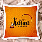Karva Chauth Cushion For Pretty Wife
