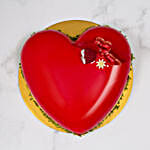 Choco Red Velvet Heart Cake 500gm