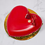 Choco Red Velvet Heart Cake 500gm