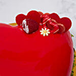 Choco Red Velvet Heart Cake 500gm