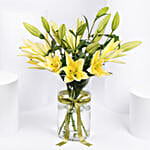 Oriental Charm Lilies Arrangement