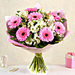 Serene Gerberas N Alstroemeria Bouquet