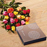 Beauty of Roses Bouquet n Chocolates
