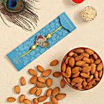 Divine Bal Ganesha Kids Rakhi And Healthy Almonds