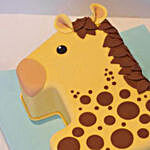 Number 1 Cute Giraffe Vanilla Cake