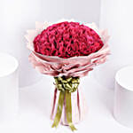 Majestic 50 Dark Pink Roses