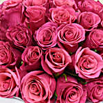 Majestic 50 Dark Pink Roses