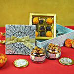 Sweets n Dry Fruits Diwali Wishes Box