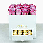 Hues Of Purple and Chocolates With Greeting Card