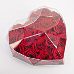 Forever Roses in Heart Shape Box