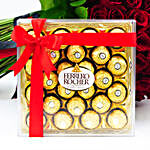 150 Red Roses Posy n Ferrero Rocher