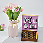 Tulips and Chocolate For Mom