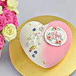 Roses Love with Mothers Day Cake