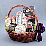 Cheese Salami and Condiments Basket