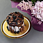 Grand Pink Petals with Chocolate Cake