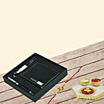 Leather Pen Keychain Wallet Gift Set With Rakhi