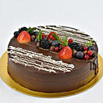 Berries Vegan Chocolate Cake