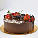 Berries Vegan Chocolate Cake